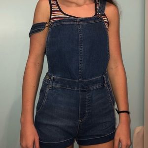 H&M denim overalls